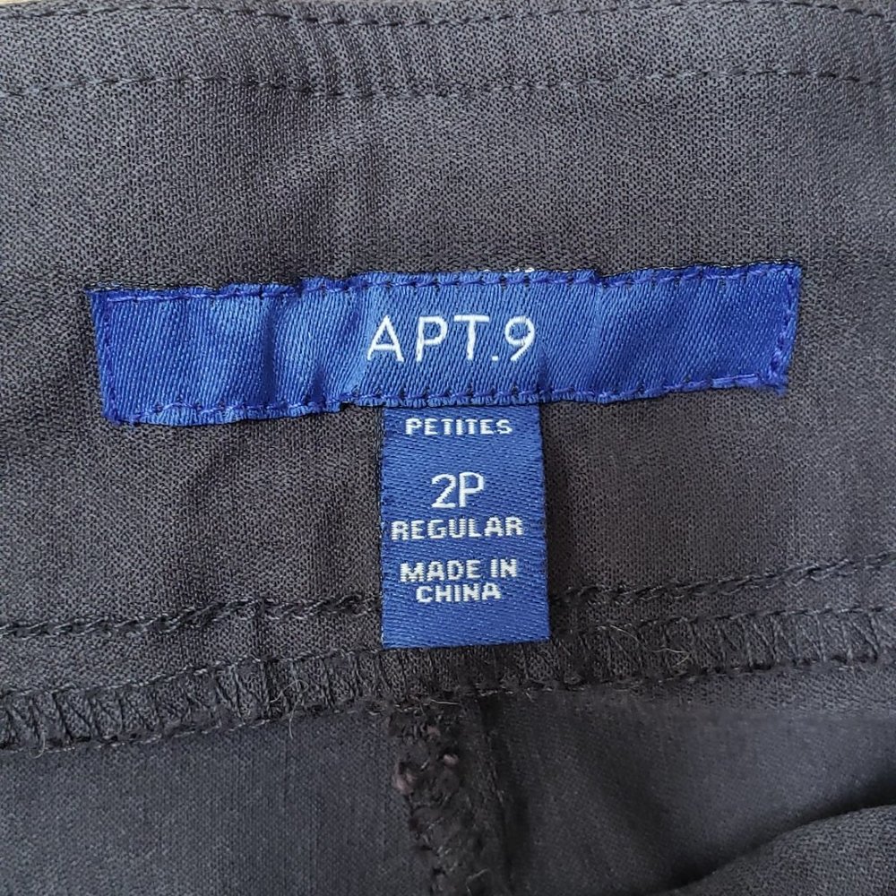 Apt. 9, Size 2P, Gray Dress Pants - Picture 3 of 6
